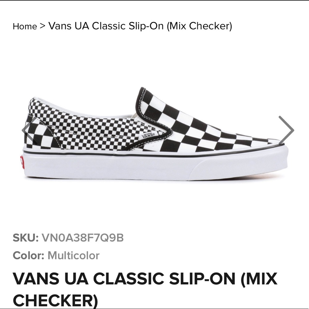 Checkered vans RARE